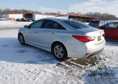 2014 Hyundai Sonata Gls from USA, damaged, VIN 5NPEB4AC7EH836754